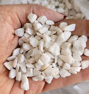 Calcite Marble Chips, Color : White, Stone Form : Big Slab