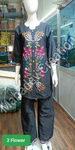 Female Festive Wear Floral Kurta Set