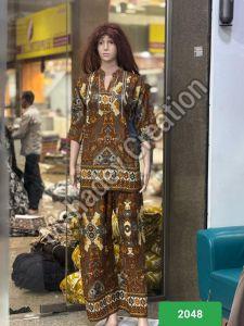 Ladies Ethnic Print Tunic Set