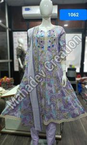 Ladies Pastel Wear Floral Suit