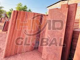 Red Sandstone for Flooring, Wall Cladding, Paving, Landscaping