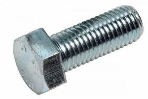 Mild Steel Zinc Plated Hex Bolt M5-M22, Packaging Type : Packet