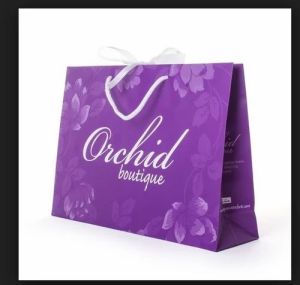Boutique Style Printed Paper Bag