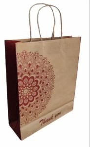 Kraft Printed Paper Shopping Bag