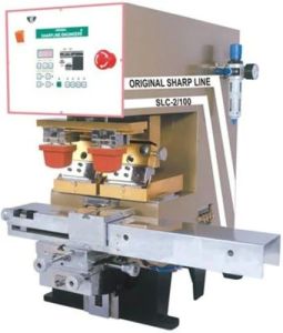 Double Color Open Ink Well Pad Printing Machine