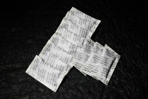 Hanging Silica Gel Pouch, Color : White