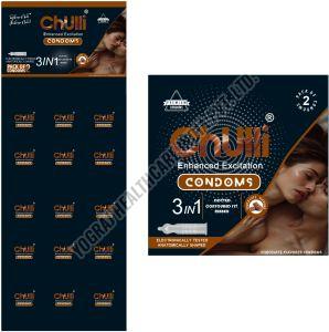Chulli 2 Pcs Dotted Calendar Chocolate Condom