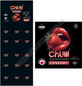 Chulli 2 Pcs Strawberry Calendar Condoms