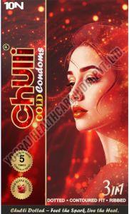 Chulli Gold 10 Pcs Dotted Strawberry Condoms