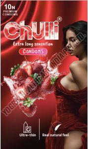 Chulli 10 Pcs Ultra Thin Strawberry Condoms
