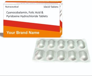 Cyanocobalamin Folic Acid and Pyridoxine Hydrochloride Tablets