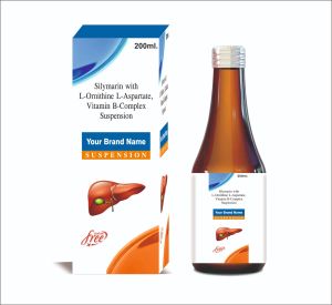 Silymarin with L-Ornithine L-Aspartate Vitamin B-Complex Suspension