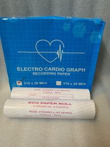 ECG Paper Roll 210mm*20 Mtr, Color : Orange, Brand Name : Empiric