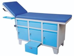 Upholstered Synthetic Material Patient Examination Couch