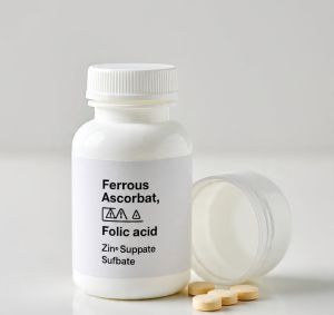 Ferrous Ascorbate Folic Acid with Zinc Sulphate Tablet