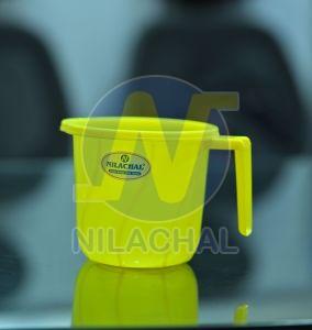 1 Liter Yellow Plastic Mug