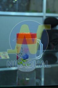 2.5 Liter Flower Printed Round Water Jug