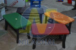 Modern Rectangular Plastic Center Table