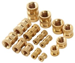 mild steel brass female insert, Shape : Round