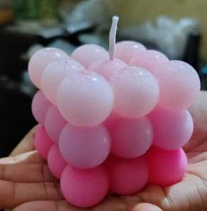 Bubble Cube Soy Wax Scented Candle