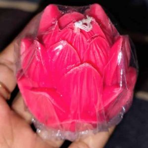 Flower Shape Wax Candle