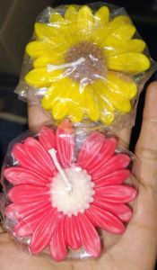 Flower Shapes Wax Candle