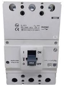 DU 250 200A 3 Pole 36 Ka L&T MCCB