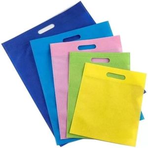 Plain Plastic D Cut Carry Bags, Thickness : 10-20micron for Packaging