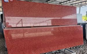 Polished Chima Red Granite Slab