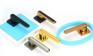 Polished Zinc Mortise Door Handle