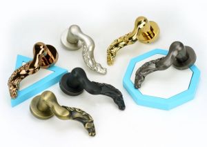 Zinc Fancy Mortise Door Handle