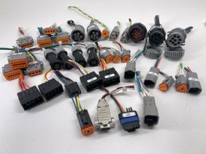Plastic Male Female Automotive Wiring Harness Connectors