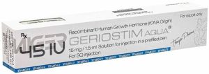 45 IU Geriostim Aqua Recombiant Human Growth Hormone Injection