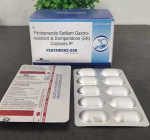 Pentawrox DSR Pantoprazole Sodium Gastroresistant Domperidone Capsule