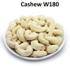 W180 Whole Cashew Nuts, Color : Light Beige