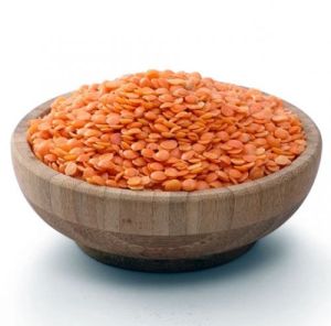 Reddish Pink Organic Red Masoor Dal for Cooking
