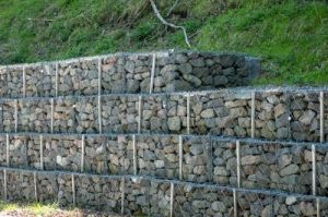 Stone Compound Wall Gabion Box