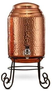 Cylindrical Copper Water Dispenser