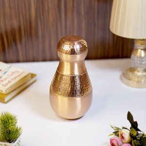 Pure Brass Lotus Jar
