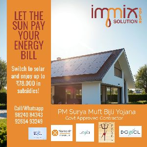 Automatic Solar Panel Installation, Brand Name : Adani, Waree etc