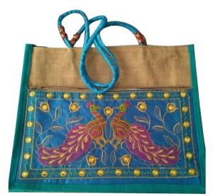 Handmade Designer Jute Handbag