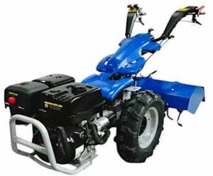 12 HP Blue Petrol Power Tiller