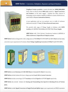 Signal Converters, Voltage Type : AC, DC
