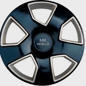 ABS Plastic Car Wheel Cover 15inch, Color : Black, Silver, Grey