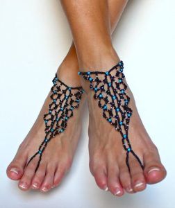 Barefoot Sandals, Color : Silver, Gender : Women