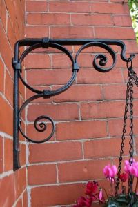 Power Coated Wrought Iron Wall Brackets Antique, Length : 60mm