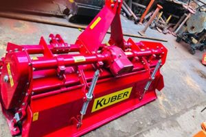 Mild Steel Multi Speed Rotavator, Brand Name : Kuber