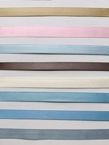 Multi Tone Gloss Finish Nylon Satin Tape