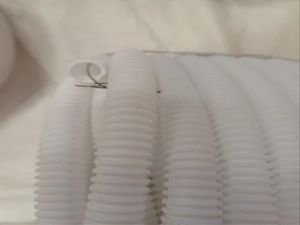 HDPE 20mm Flexible Pipe with Wire Insert, Color : White