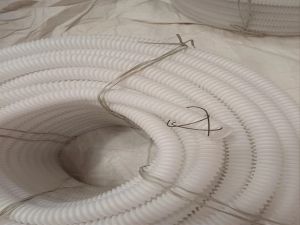 HDPE Wire Insert Flexible Pipe, Color : White, Brand Name : Vraj